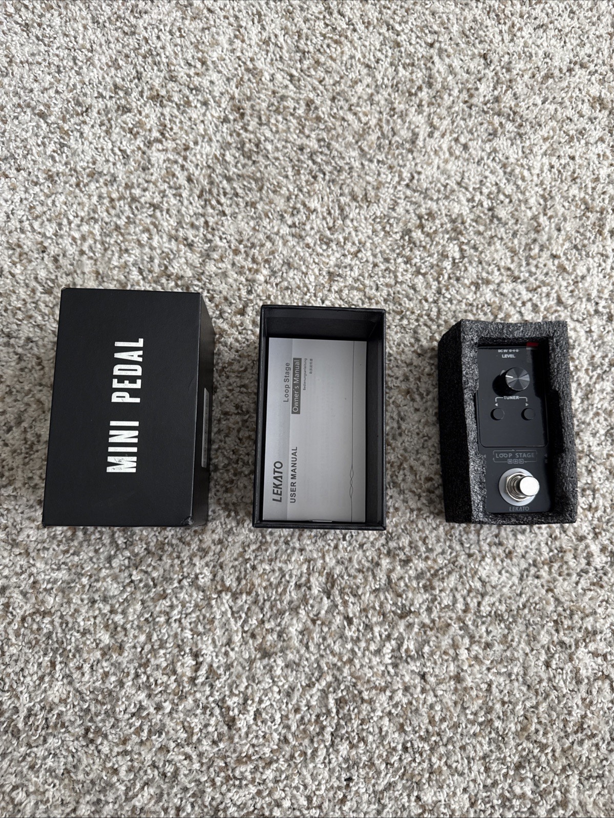Lakato Looper Pro Guitar Effector - Black