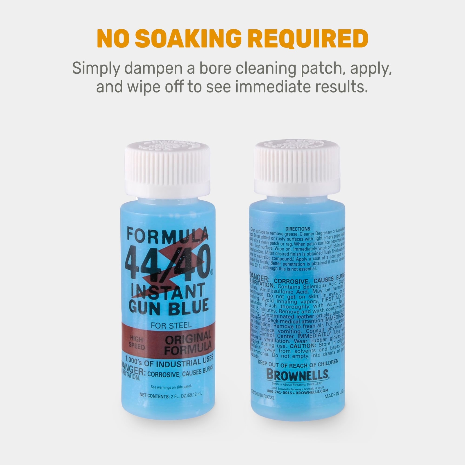 Brownells Formula 44/40 Instant Gun Blue 2oz