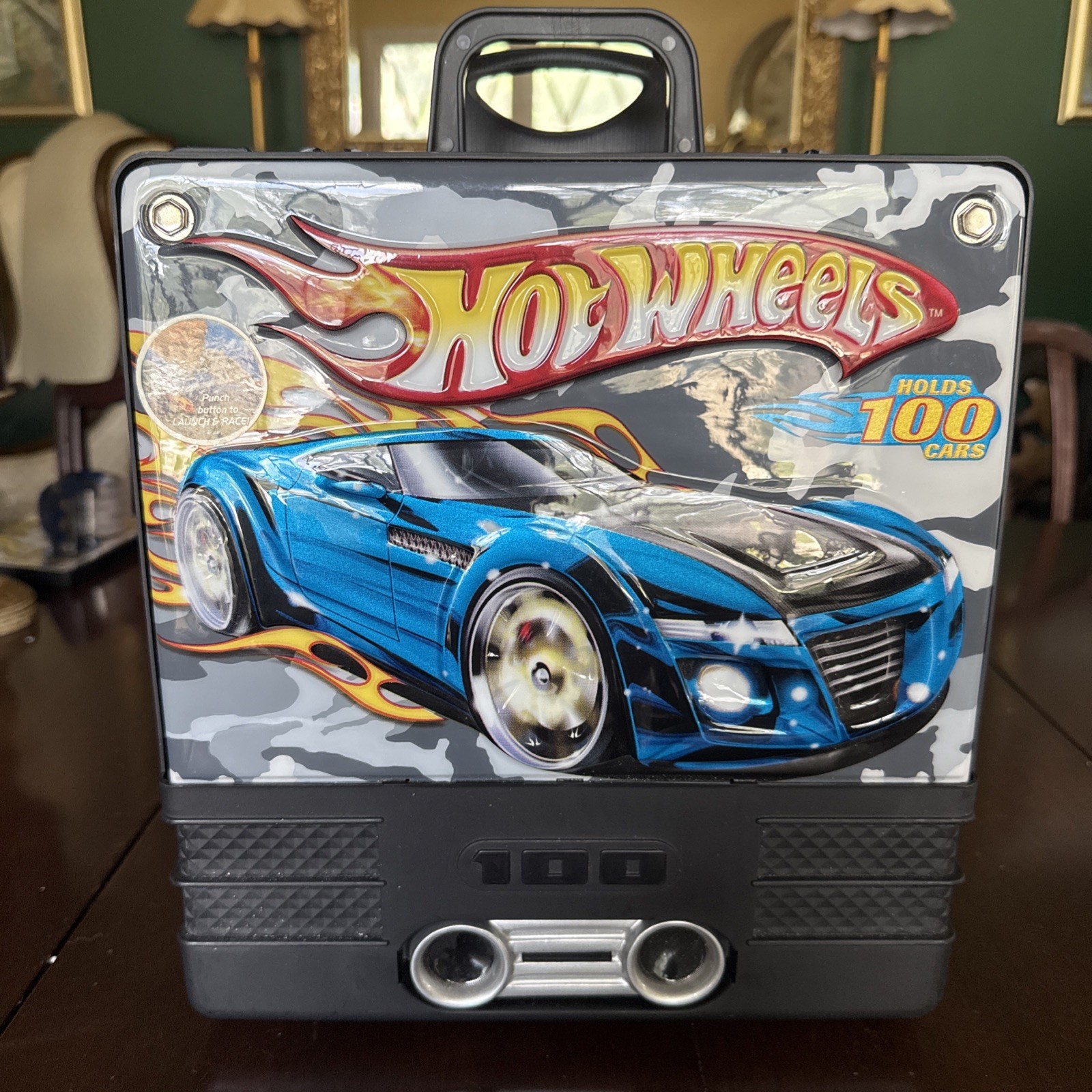 Kids Hot Wheels 100-Car Organizer - Lightweight Travel Case for Collectors