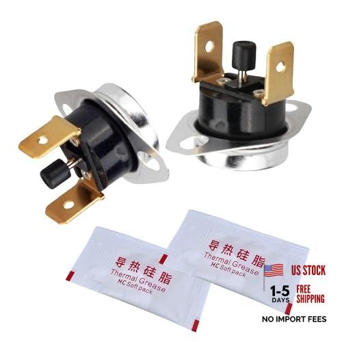 Limit Switch Thermostat L350F, 2 Packs | Fit for Rheem 47-22861-01,