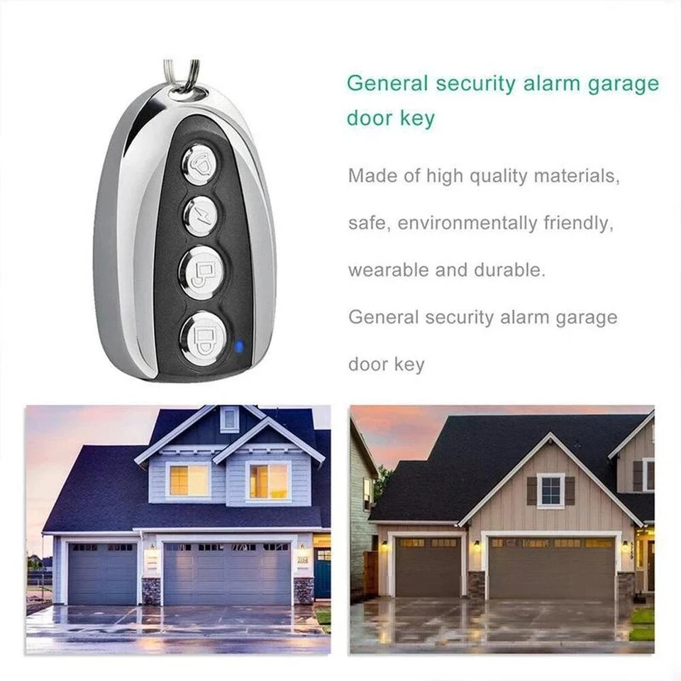 2 Remote Control Backup Key Sliding Gate Opener Automatic Operator 433.92MHz US