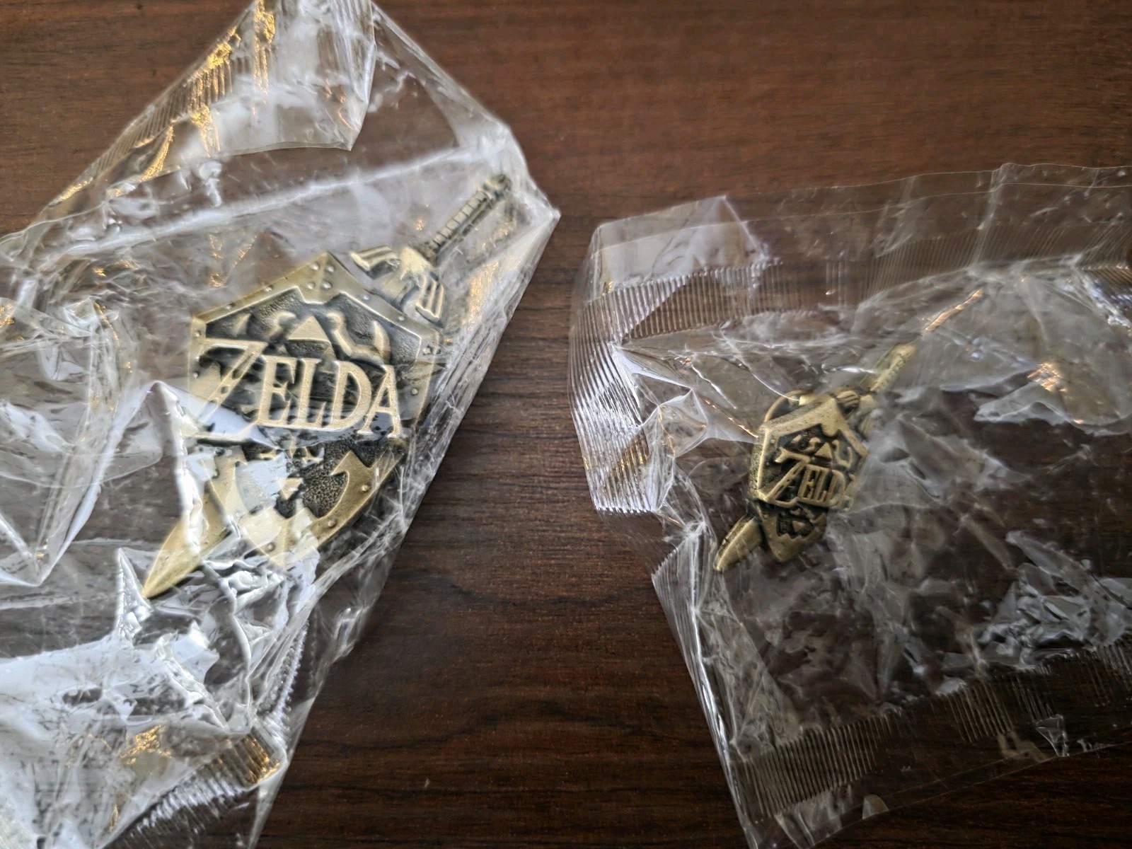 New Legend of Zelda Ocarina of Time Employee Pin Vintage N64 Set - 1 Big 1 Small