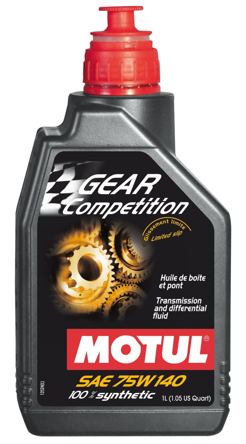 Motul Gear Competition Syn. Transmission/Differential Fluid/Oil 1L 75W140 105779
