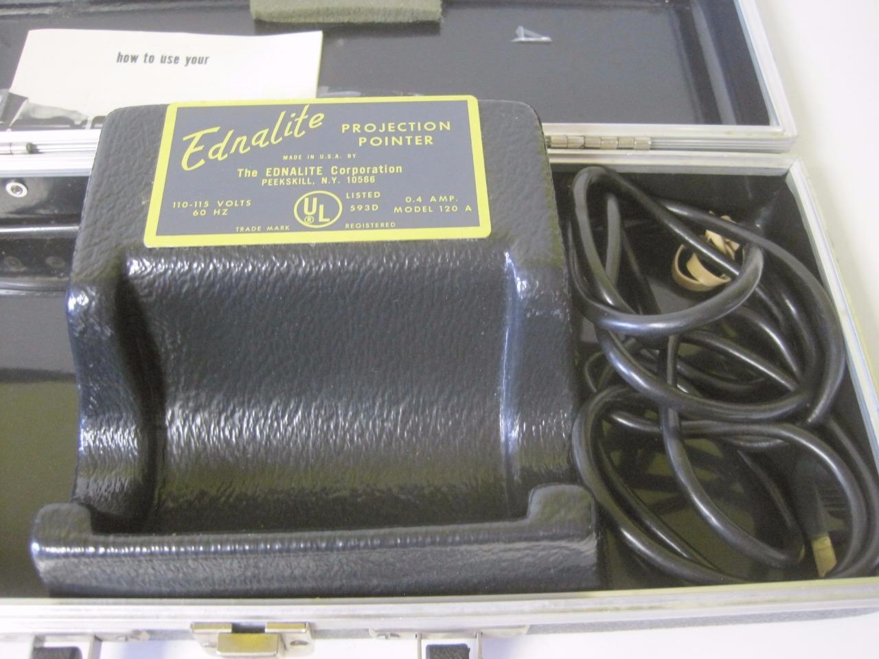 EDNALITE PROFESSIONAL ELECTRIC PROJECTION POINTER SUPER RAREMINT IN CASE LECTURE