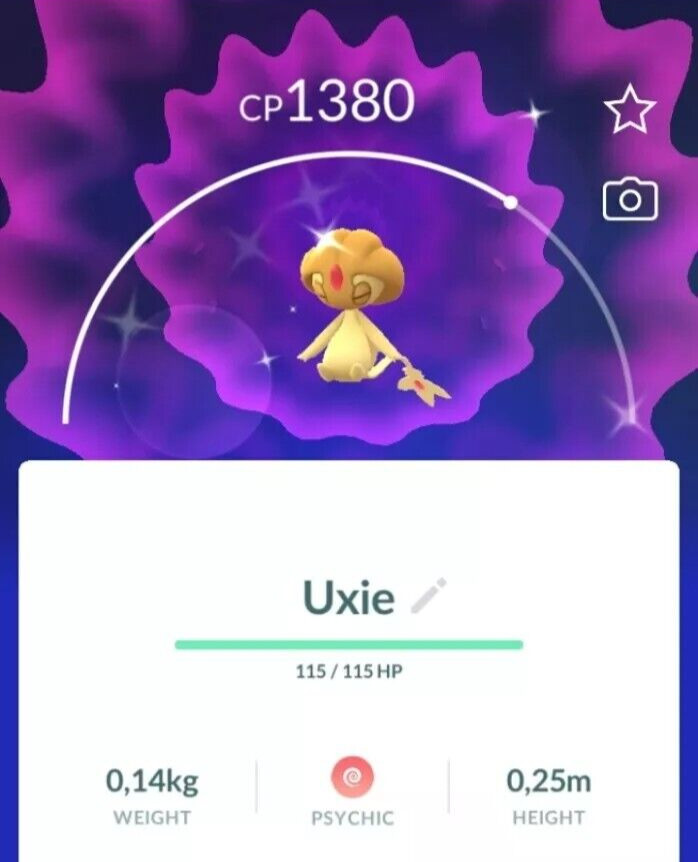✨ Shiny Uxie ✨  P T C - 80k stardust  - Description