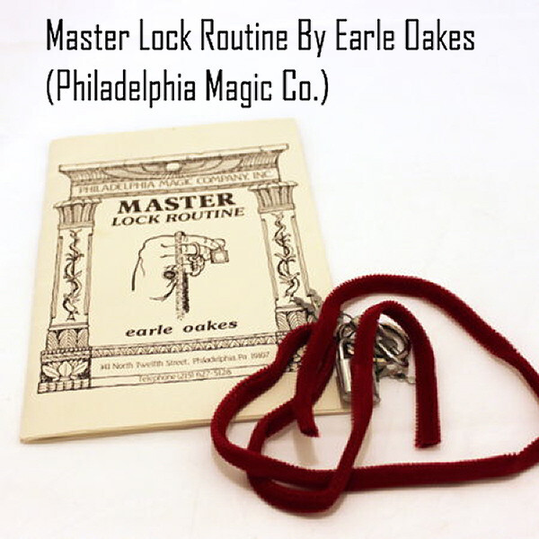 MASTER LOCK ROUTINE BY EARL OAKES - 1980'S - PHILADELPHIA MAGIC COMPANY
