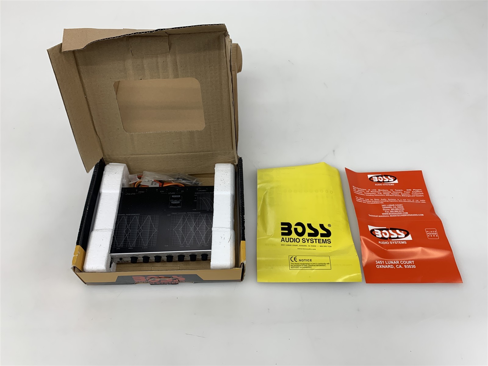 BOSS Audio AVA1210 7 Band Pre-Amp Car Equalizer