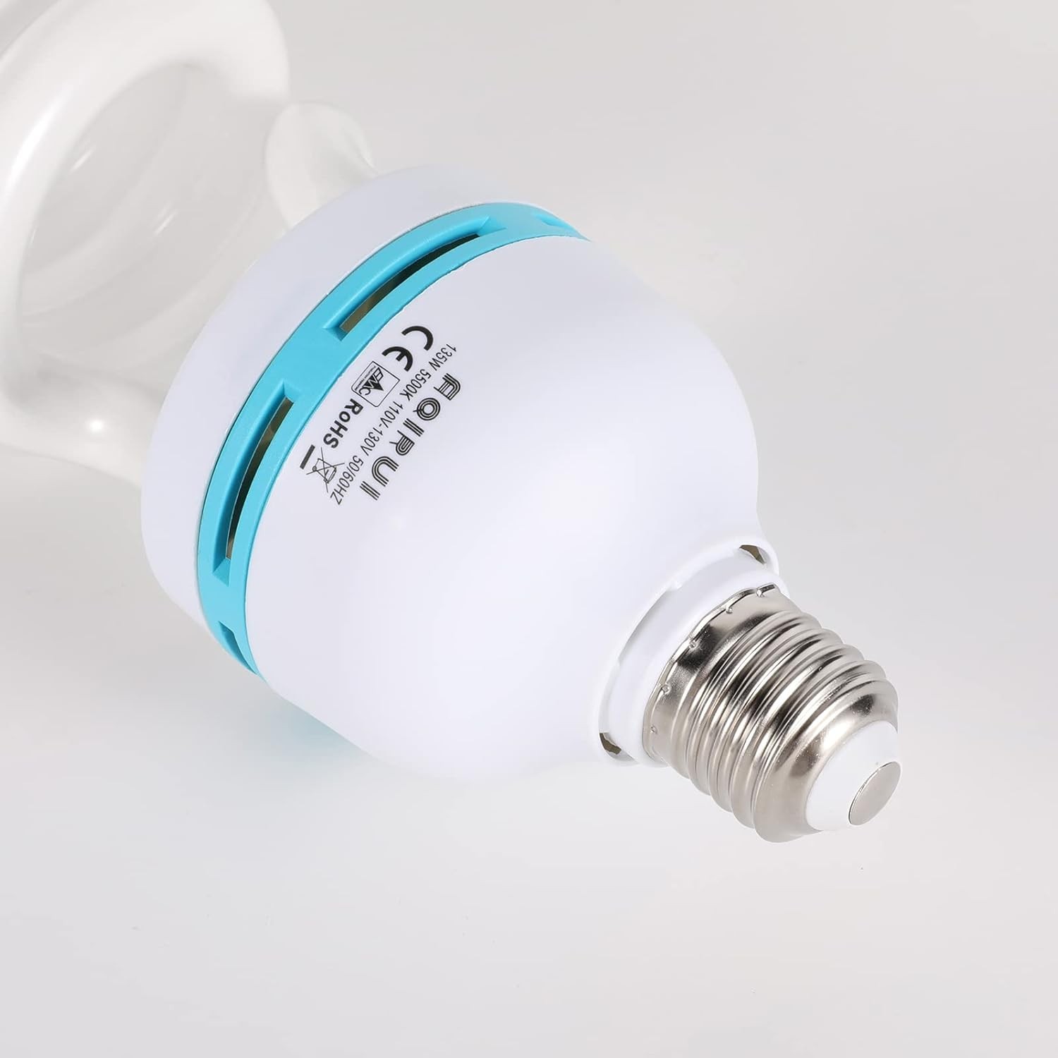 2 x 135W Photography Light Bulb 5500K E27 Socket CFL Softbox for 2 Pack