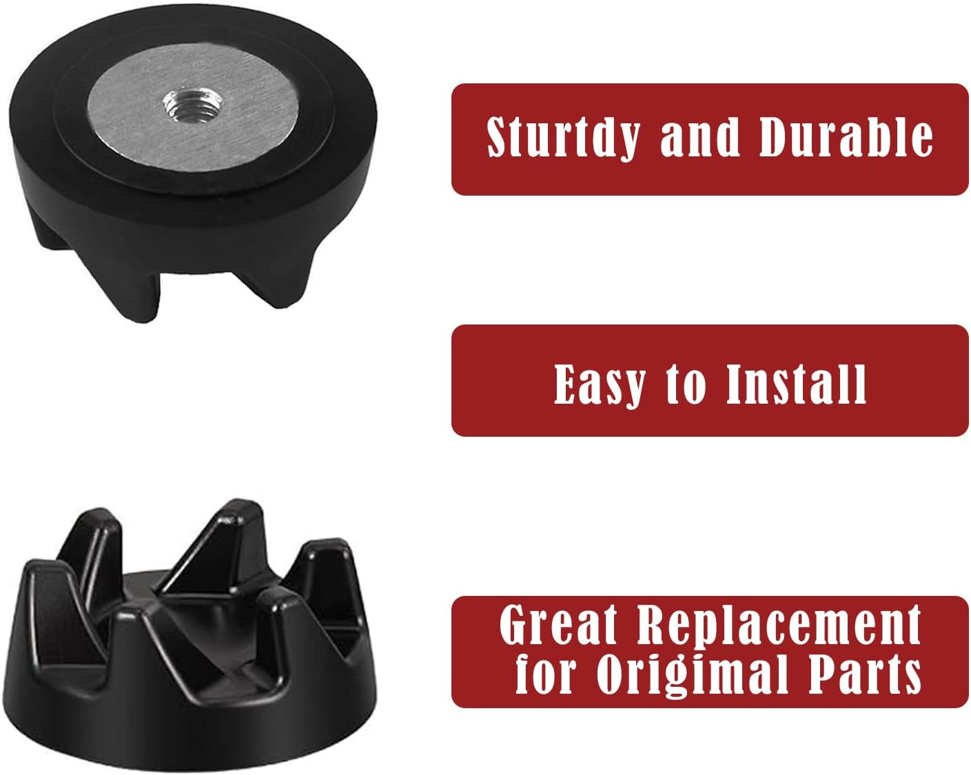5 Packs 9704230 Blender Coupler with Spanner Kit Replacement Parts Compatible
