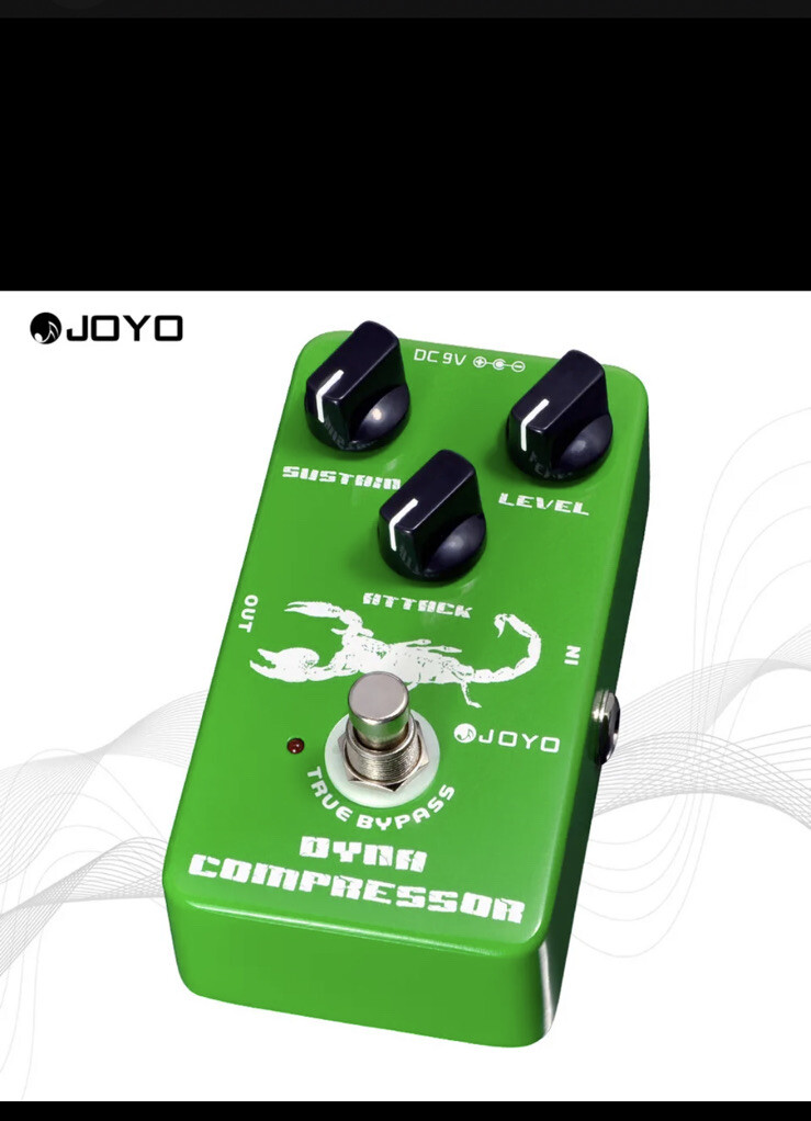Joyo JF-10 Dyna Compressor Dynamic Compression Guitar Effects Pedal Comp