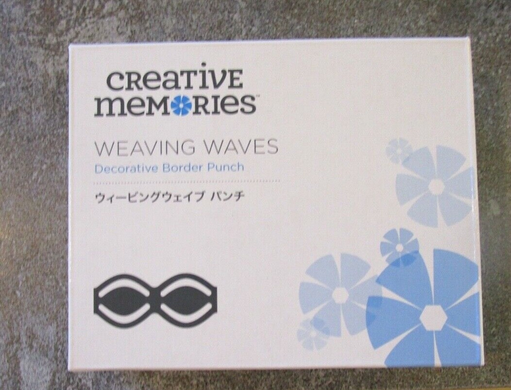 Creative Memories WEAVING WAVES Decorative Border Punch - Promo - 2022 NEW