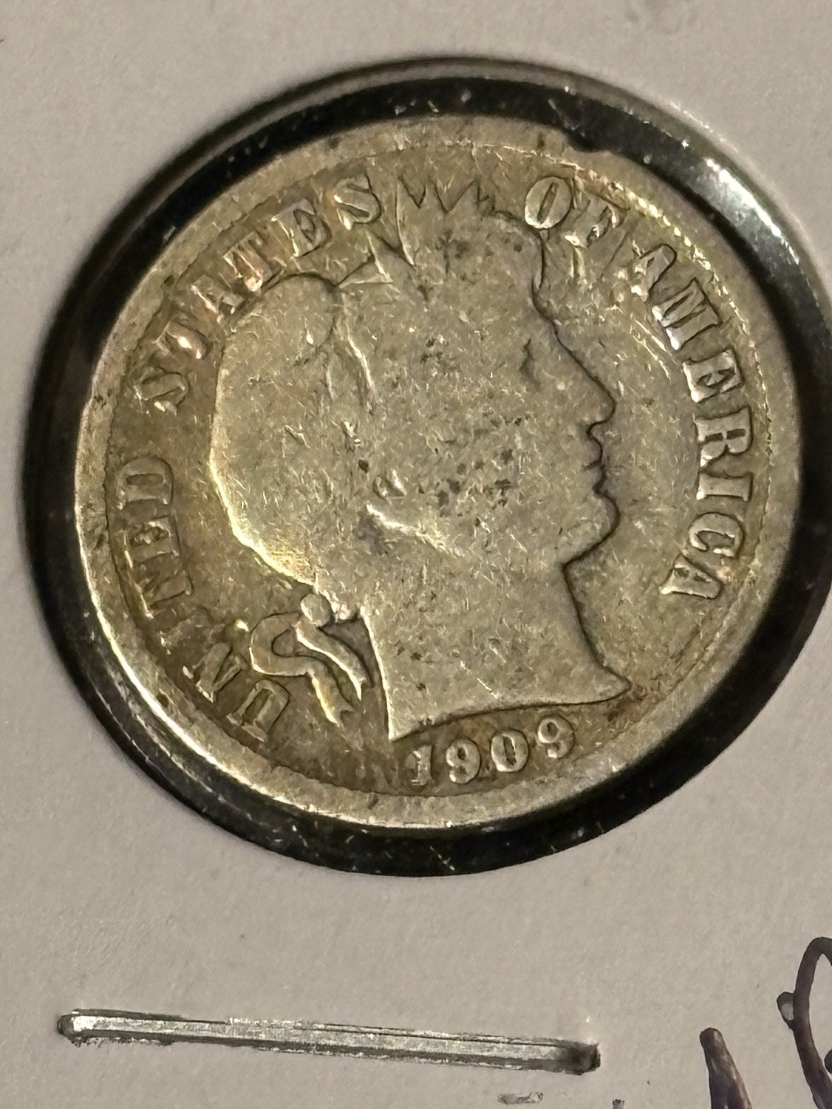 1909-O Barber Dime    Tougher Date