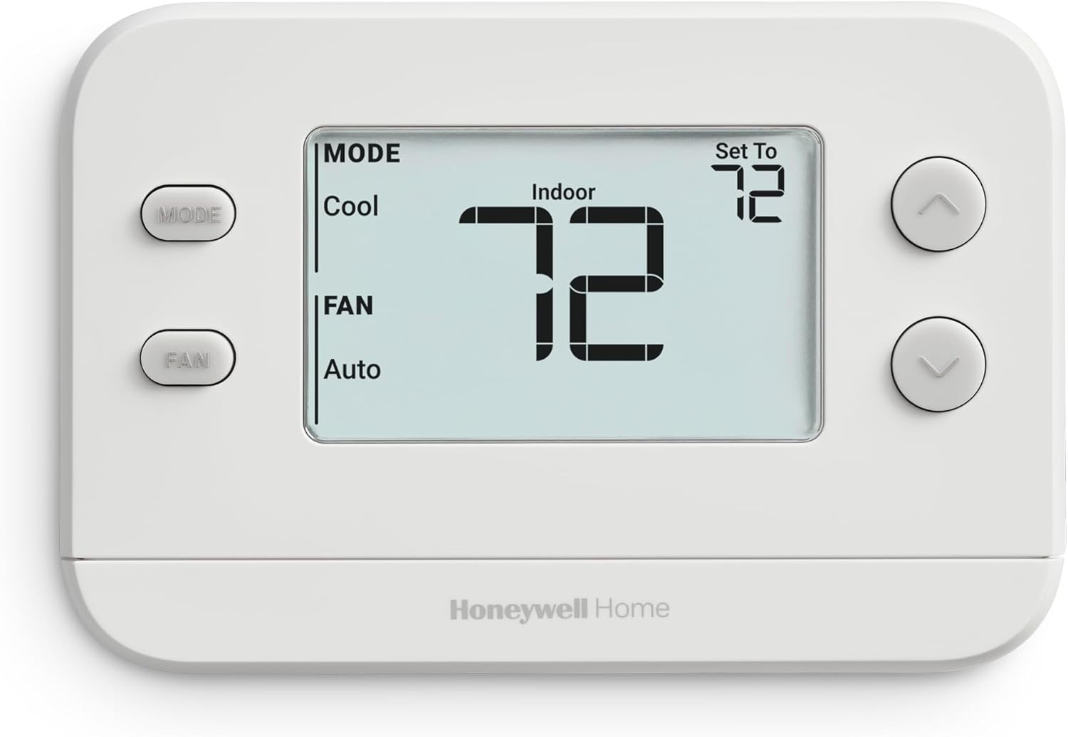 Honeywell Home X1N Non-Programmable Thermostat, Single-Stage, 1-Heat/1-Cool