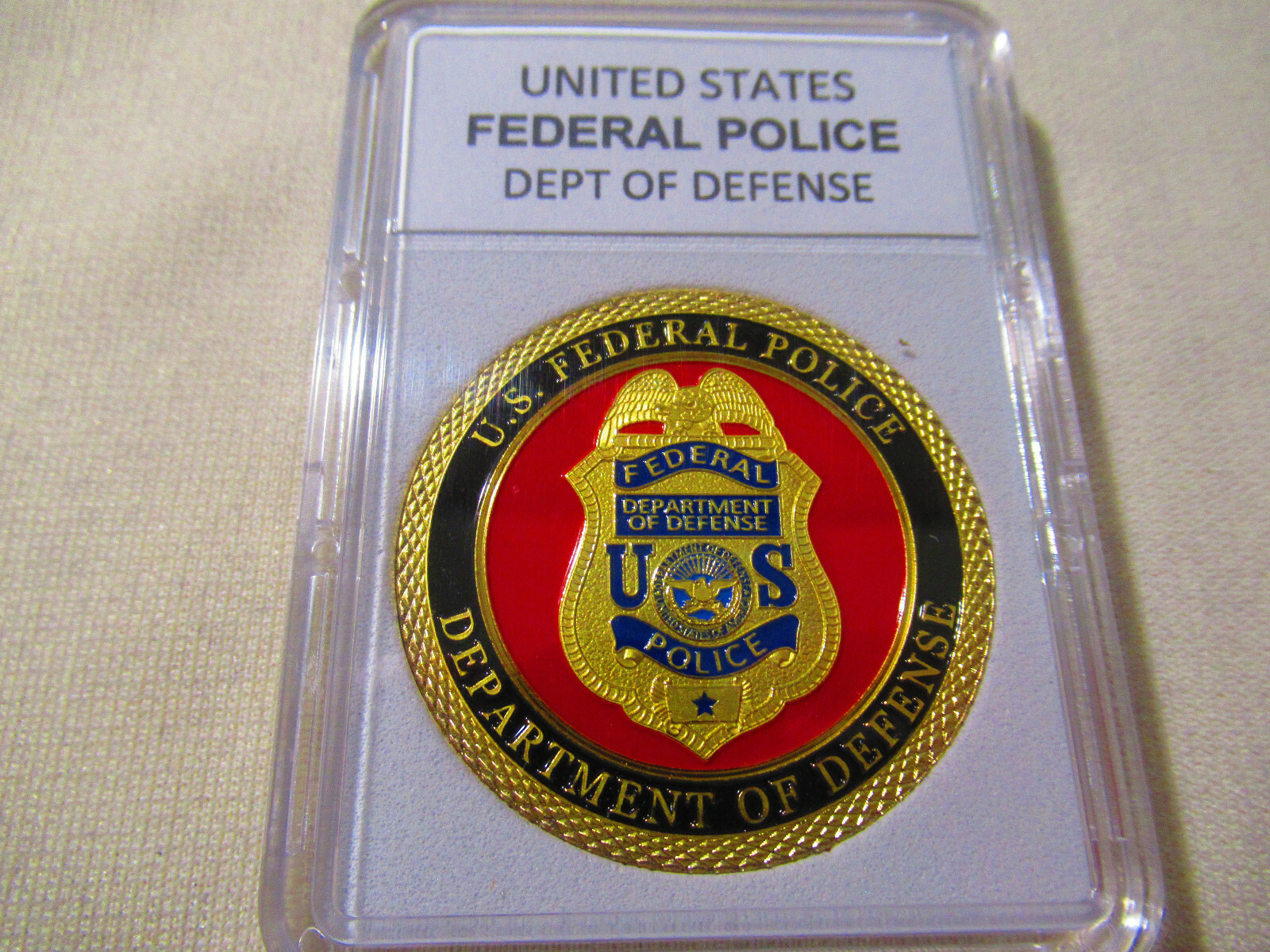 United States FEDERAL DoD POLICE Challenge Coin
