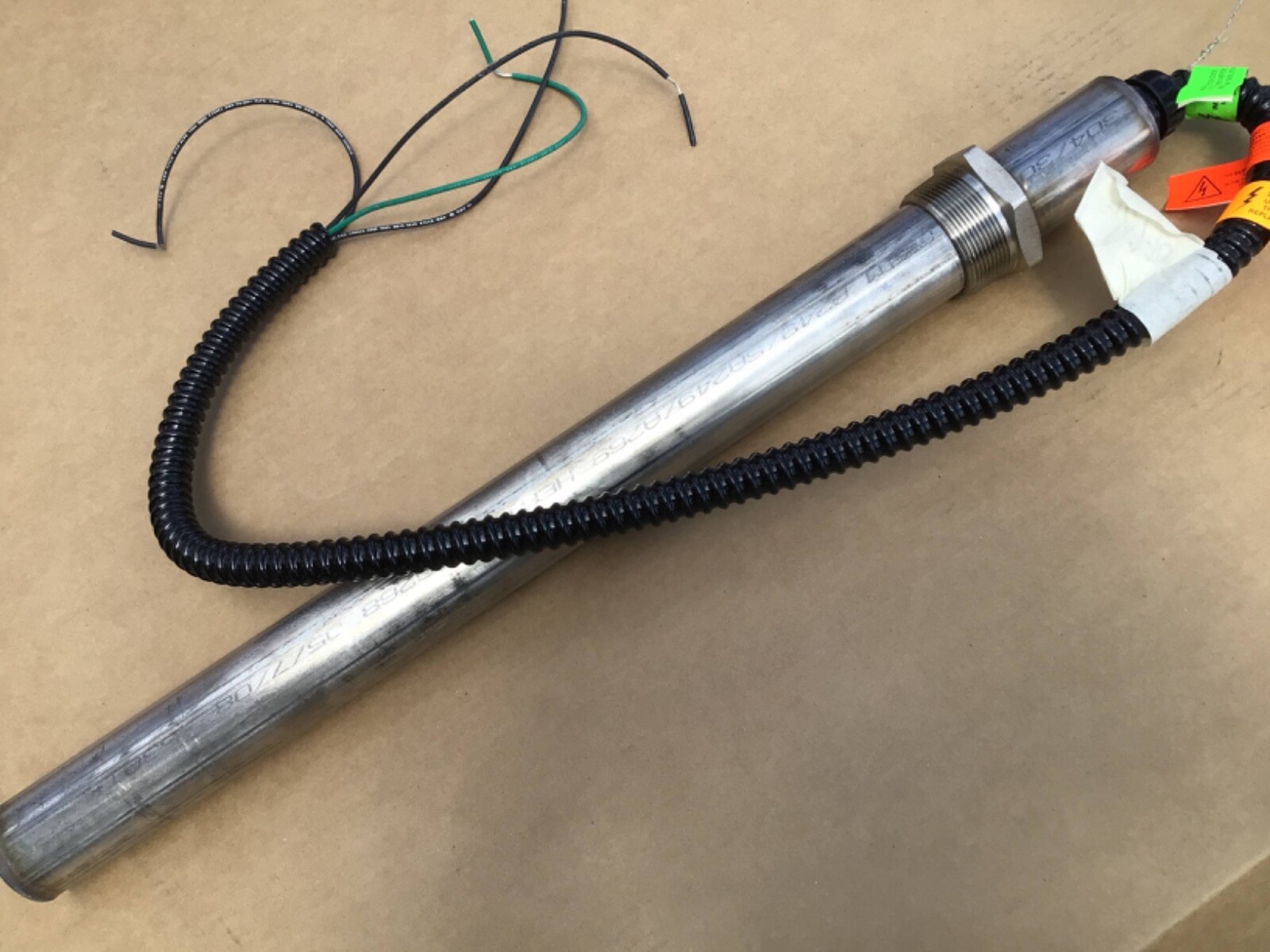 NEW CLEPCO 4KW 480 VOLT 3 PH SMART IMMERSION HEATER WST-4418-A-3