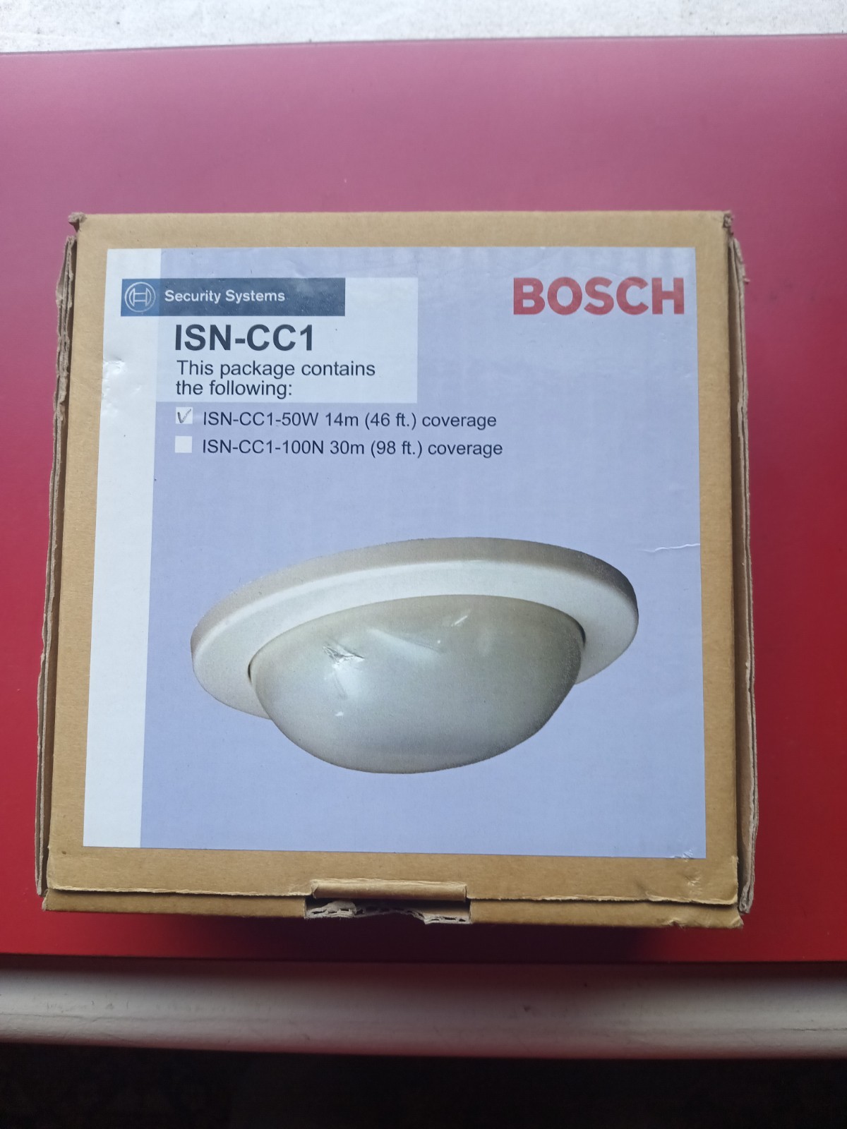 BOSCH ISN-CC1-50W PIR DETECTOR◾BRAND NEW IN ORIGINAL BOX◾INSTRUCTIONS INCLUDED