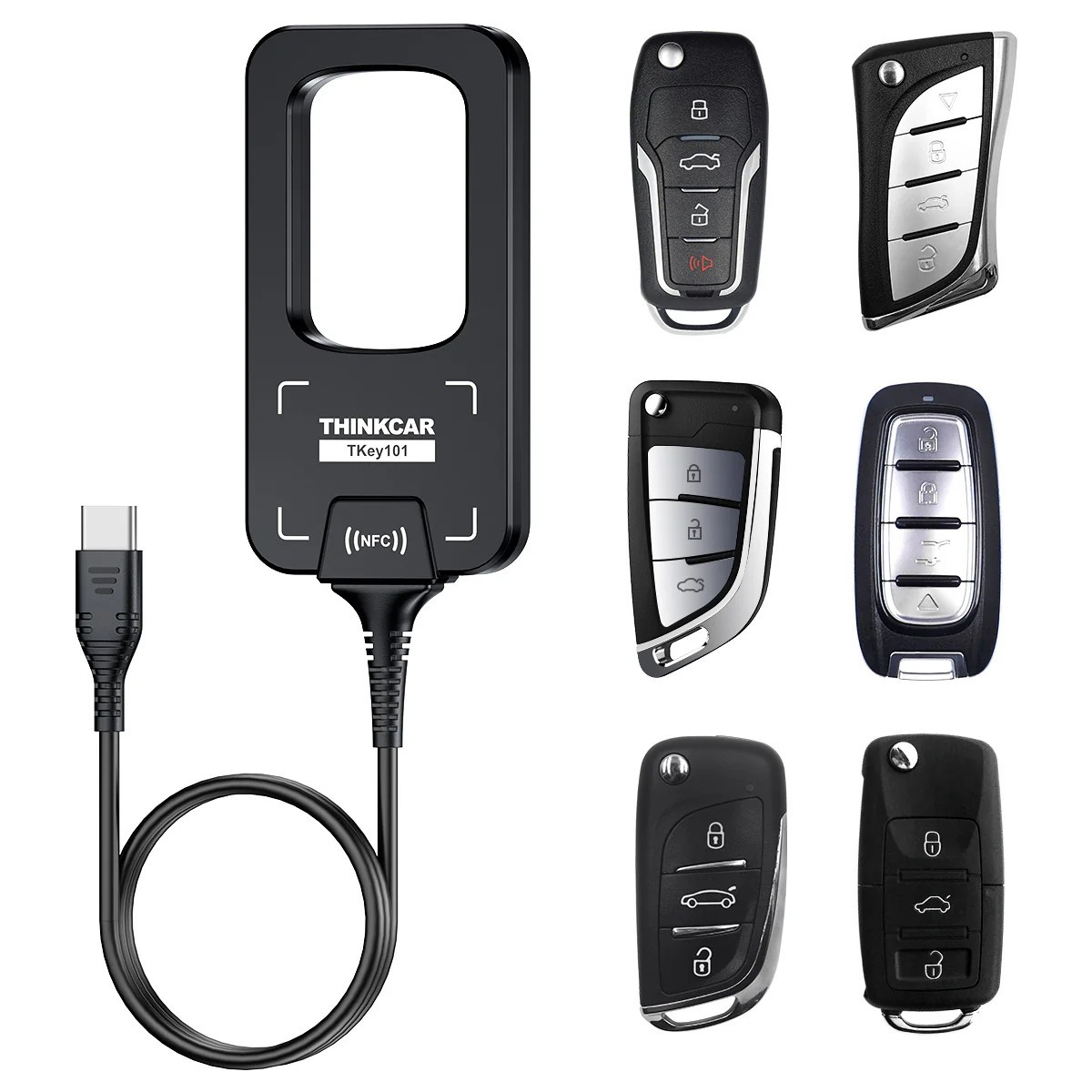THINKCAR TKEY101 Smart Key Programmer Keyless Remote Chip Maker For MUCAR 892BT