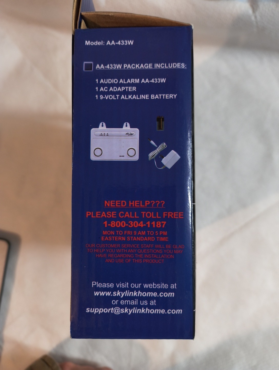 SkyLink Wireless Security System Alarm Kit Model SC-10 AA-433w Open Box New