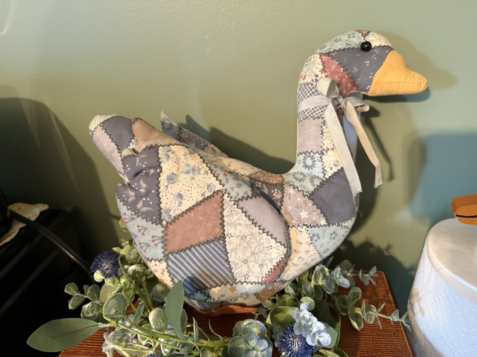 Handmade Quilted Goose Plush