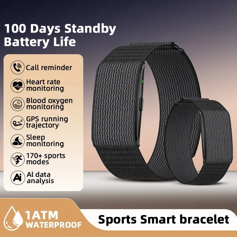 Screen Smart Wristbands With Heart Rate Sleep Health Monitor Call Notification