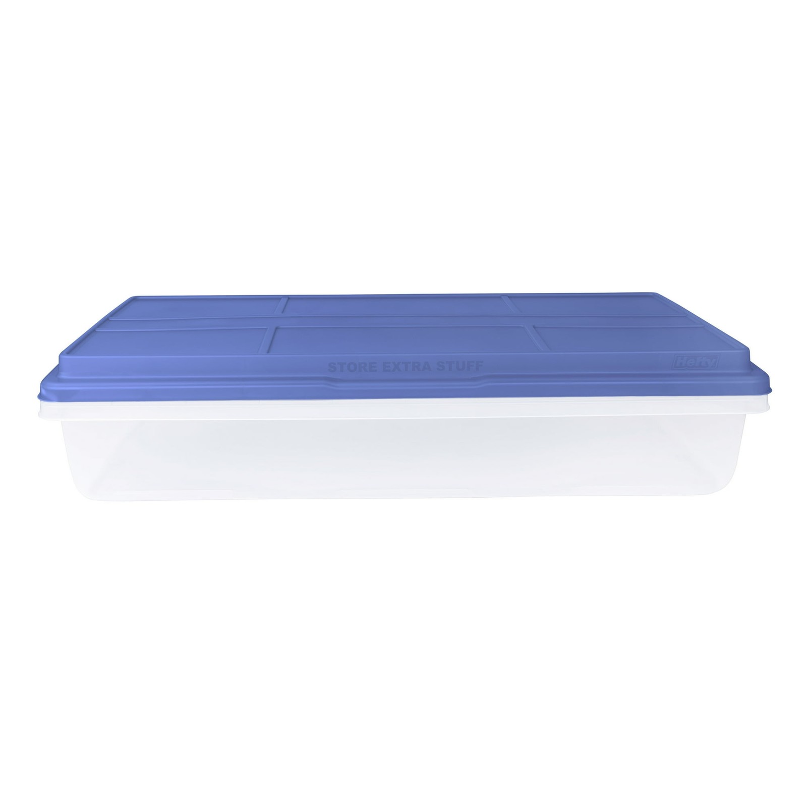 Hefty, 63 Quart Clear Storage Bin, Latched Storage Container