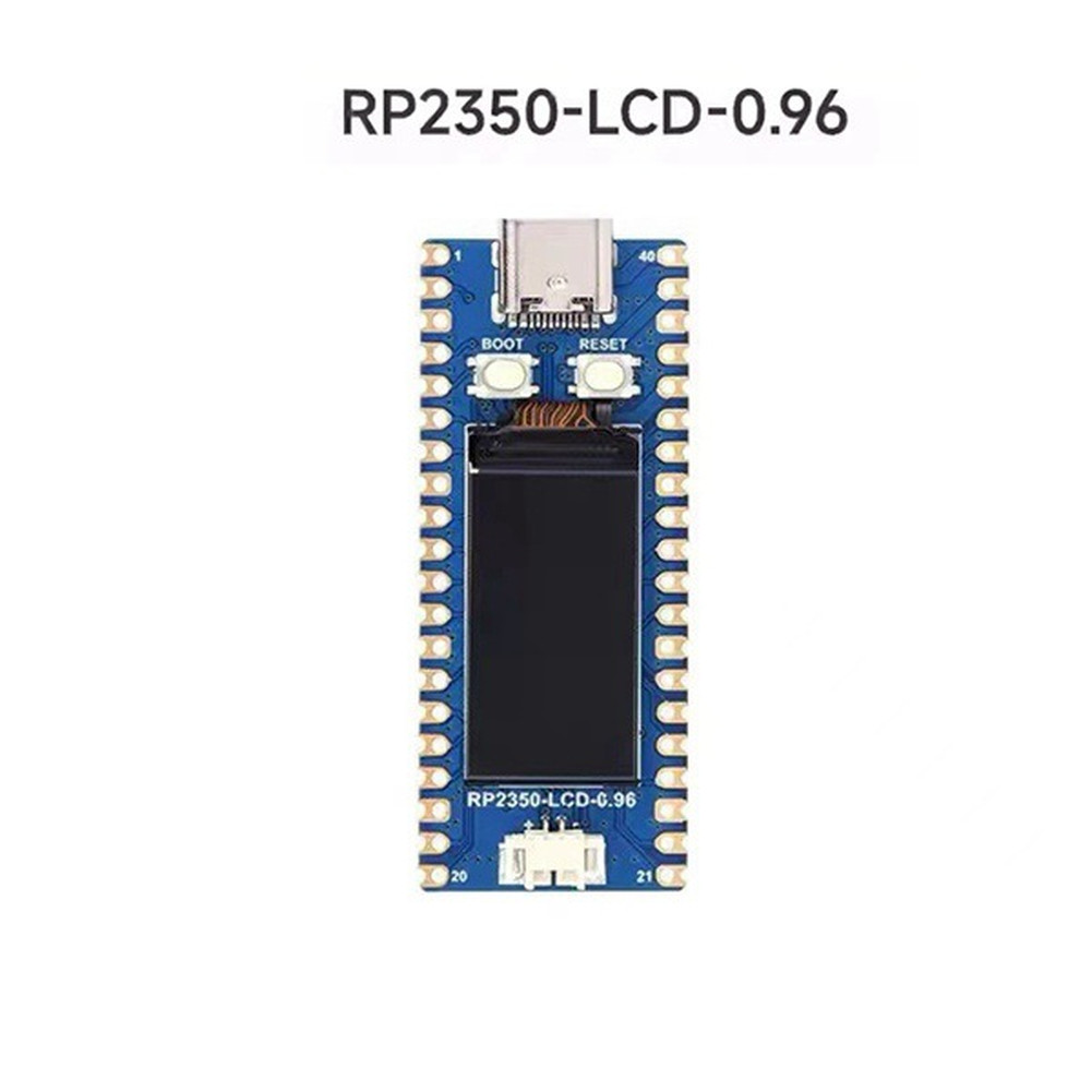 RP2350 Development Board with 0.96 inch IPS LCD and Dual Core Processing for Pi