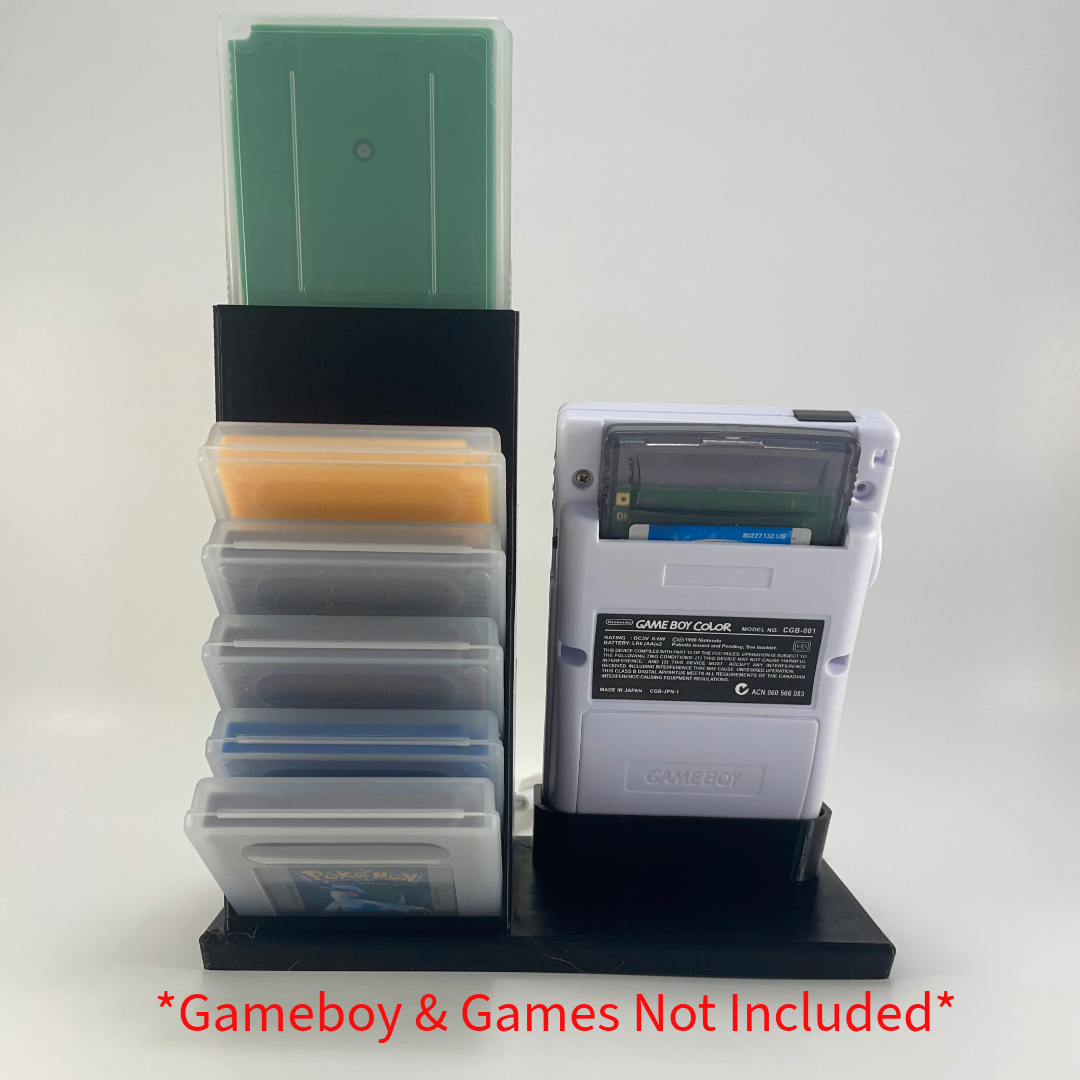 Game Boy Color & 9 Game's in Protective Case's - DISPLAY ONLY (Customize Colors)