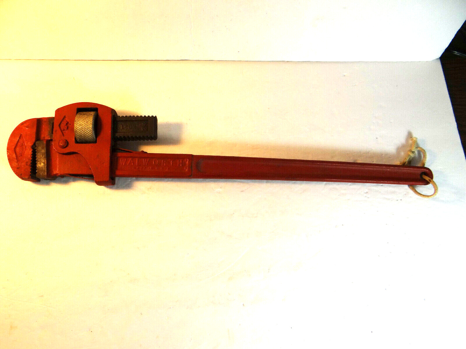 Walworth Stillson 24" Red Pipe Wrench Adjustable Made in USA