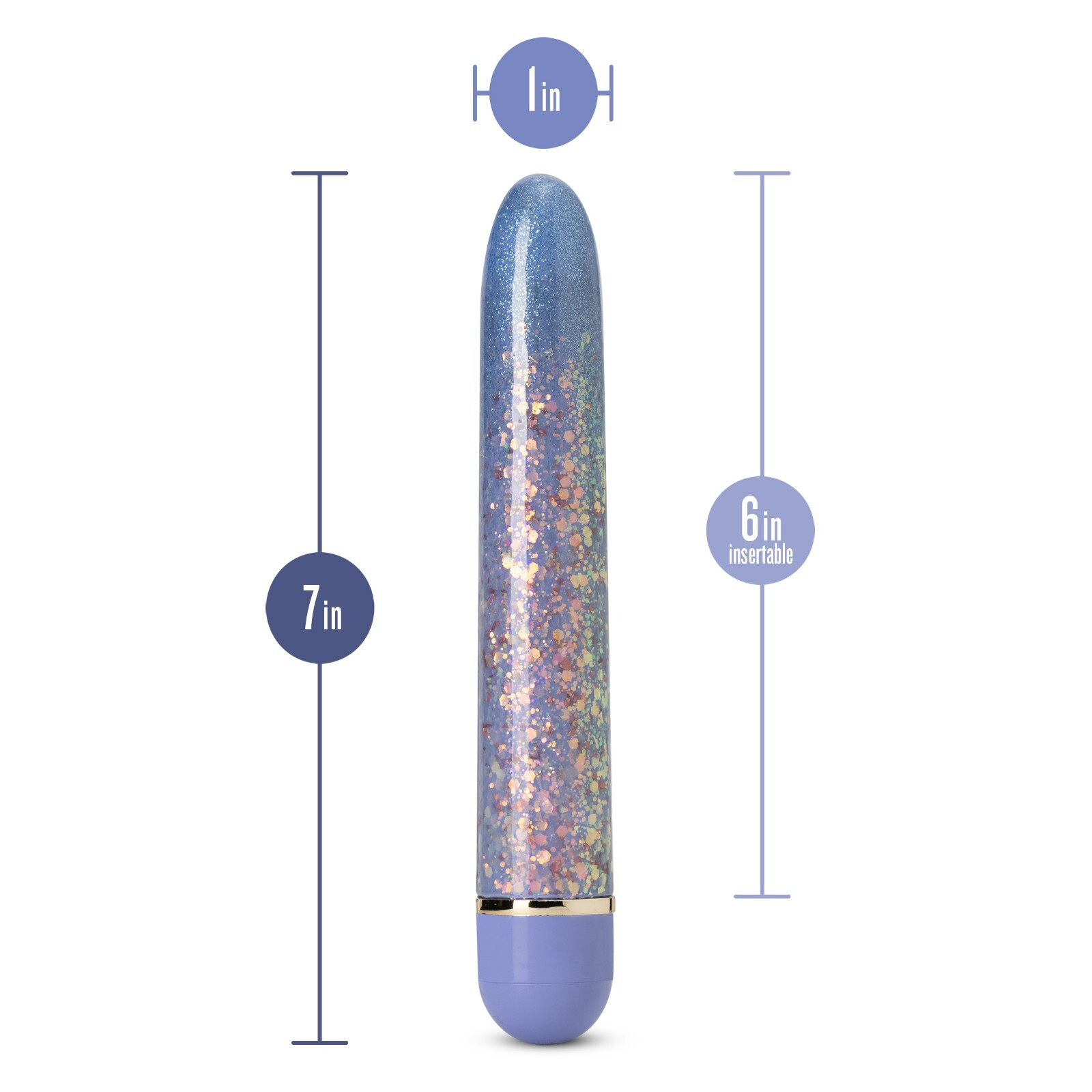 Eden 7" Wand Multispeed Twist Dial Vibrator Adult Sex Toy