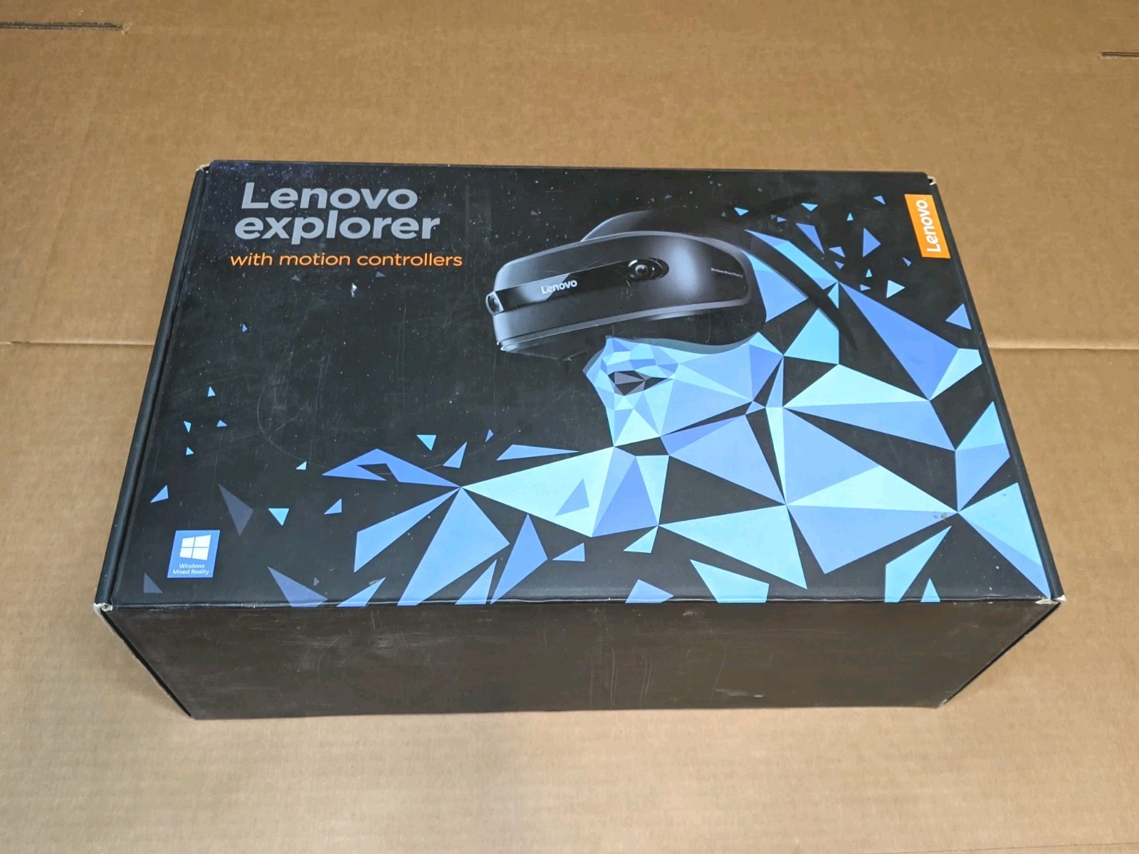 Lenovo Explorer Windows Mixed Reality VR Kit CIB Power Tested Only W/Controllers