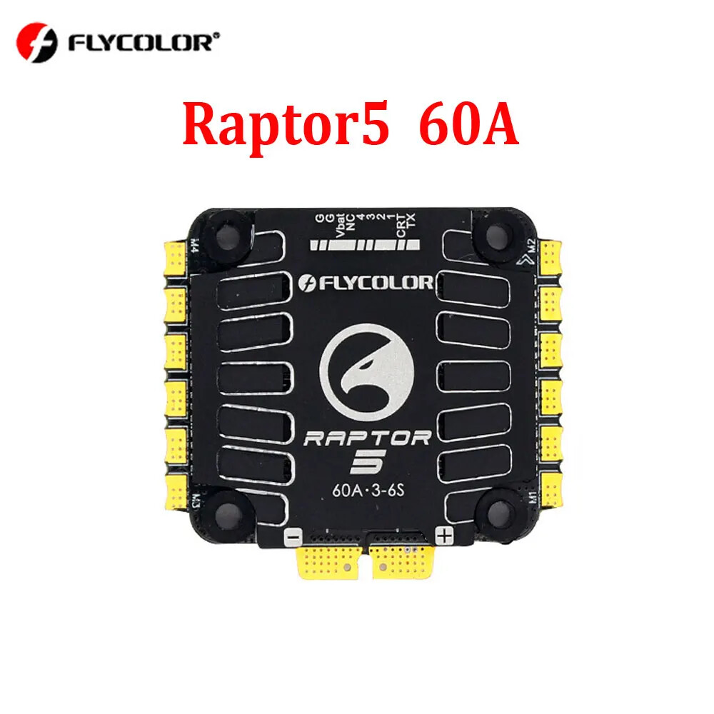 FLYCOLOR Raptor5 4in1 ESC 60A G701 V5 PWM 128K 3-6S 30X30mm for DC FPV
