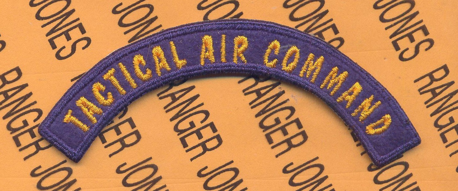 USAAF Army Air Force TACTICAL AIR COMMAND TAC tab arc patch