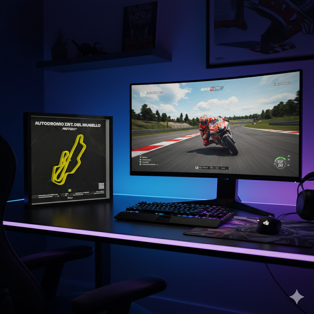 Mugello Circuit MotoGP Shadow Box