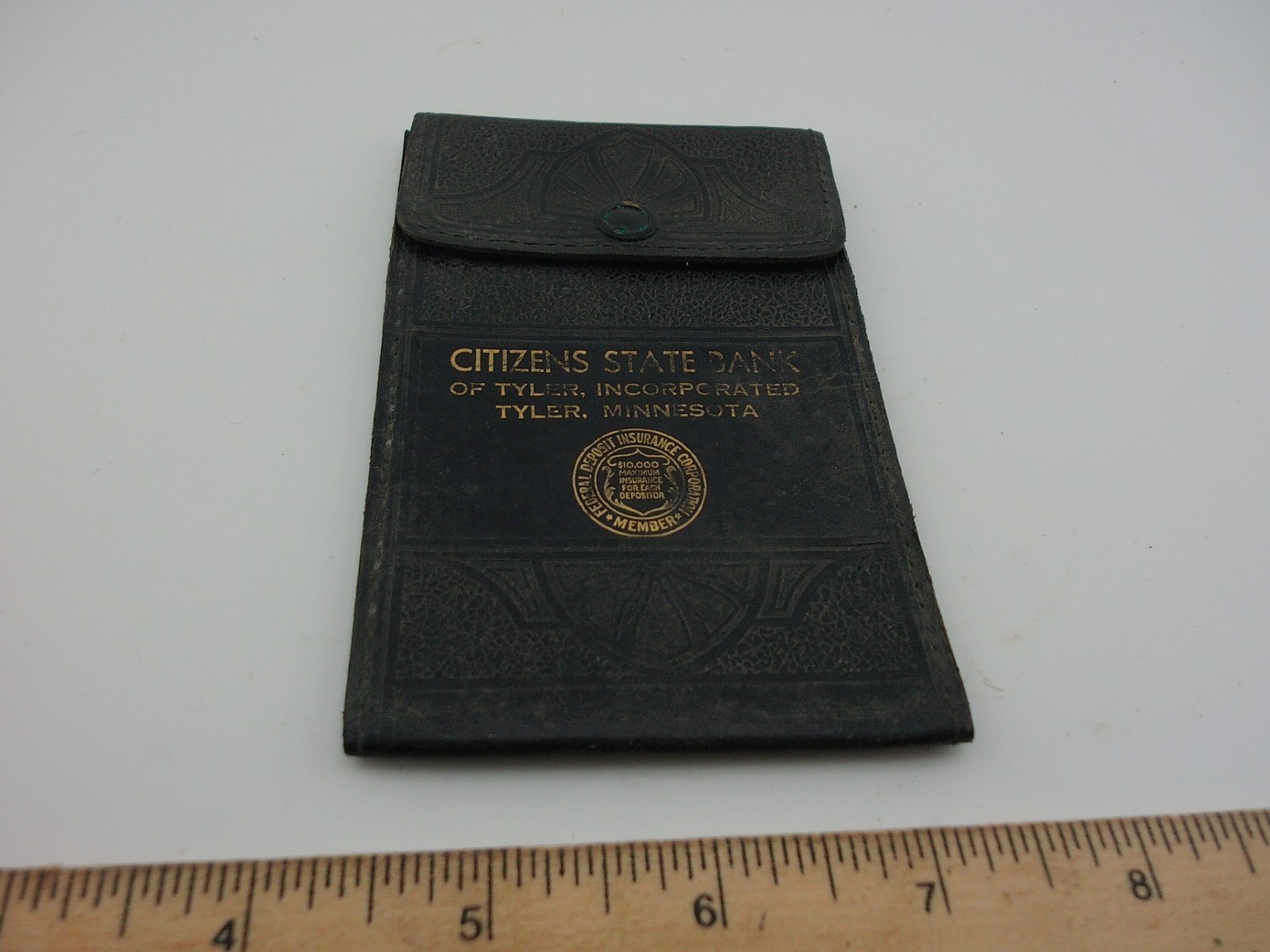 Vintage Advertising Wallet Tyler Minnesota Citizen State Bank Lot 25-30-F