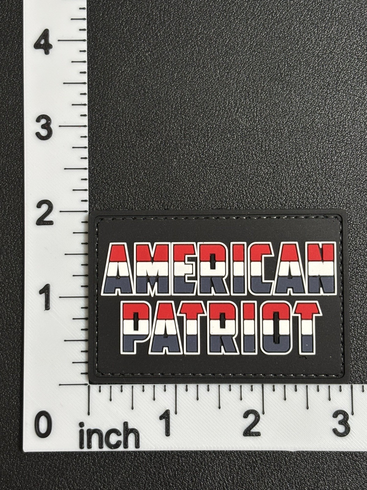PVC Tactical Patch - American Patriot Flag Patch - Morale Gun USA Patch