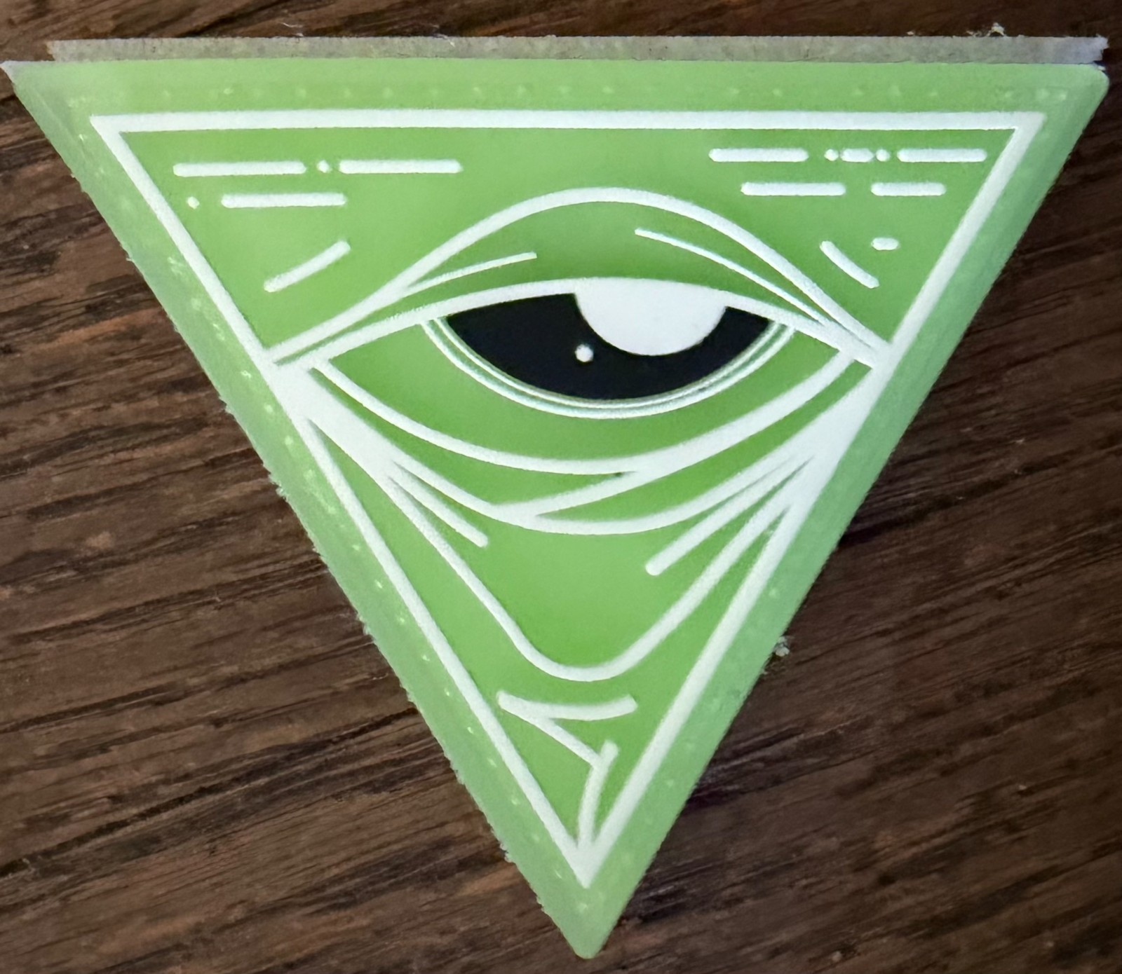 White Phosphor "As Above So Below" Green & White PVC Patch Echelon