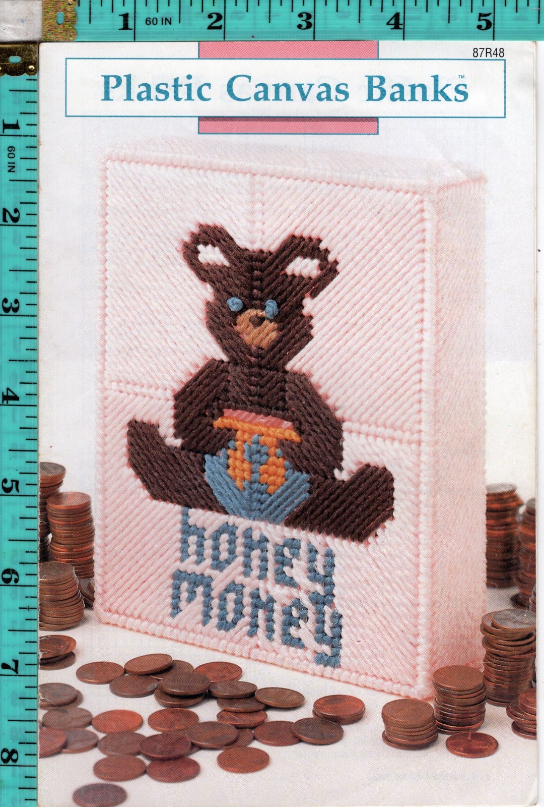 "Plastic Canvas Banks" ©1989 Annie's Attic Needlepoint Chart Booklet 87R48
