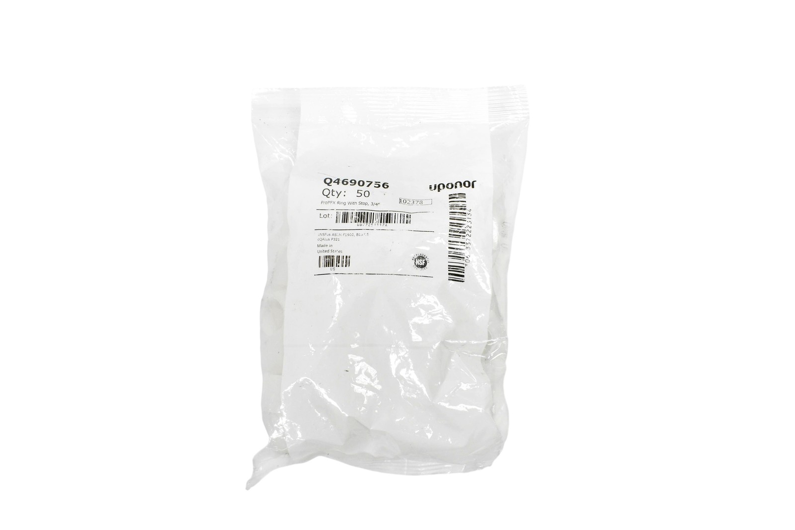 Uponor Sleeve 4 In Polyethylene Plastic Corrosion Resistant 50 Pack Q4690756 USA