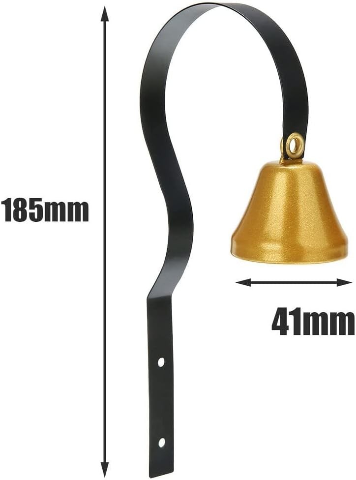 Retro Doorbell, Traditional Metal Shopkeepers Bell, Home Office Retail Store Doo