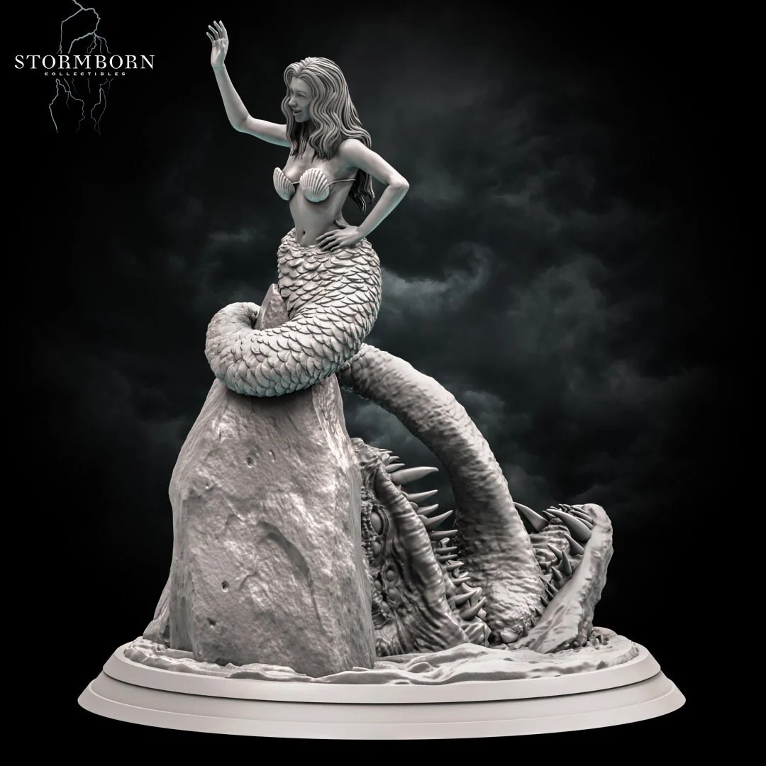 Mermaid Mimic - Resin Tabletop Miniature