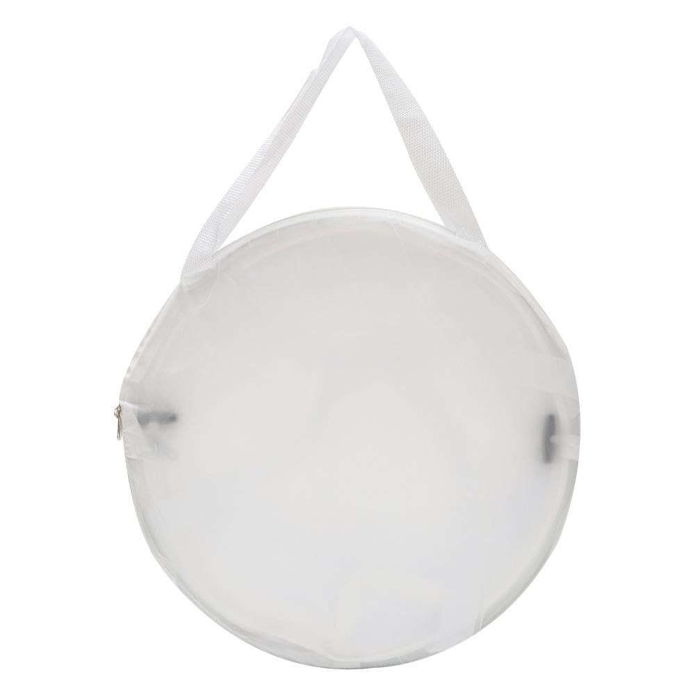 hobbyme 2PCS Large Collapsible Round Popup Laundry Hamper with Large, White