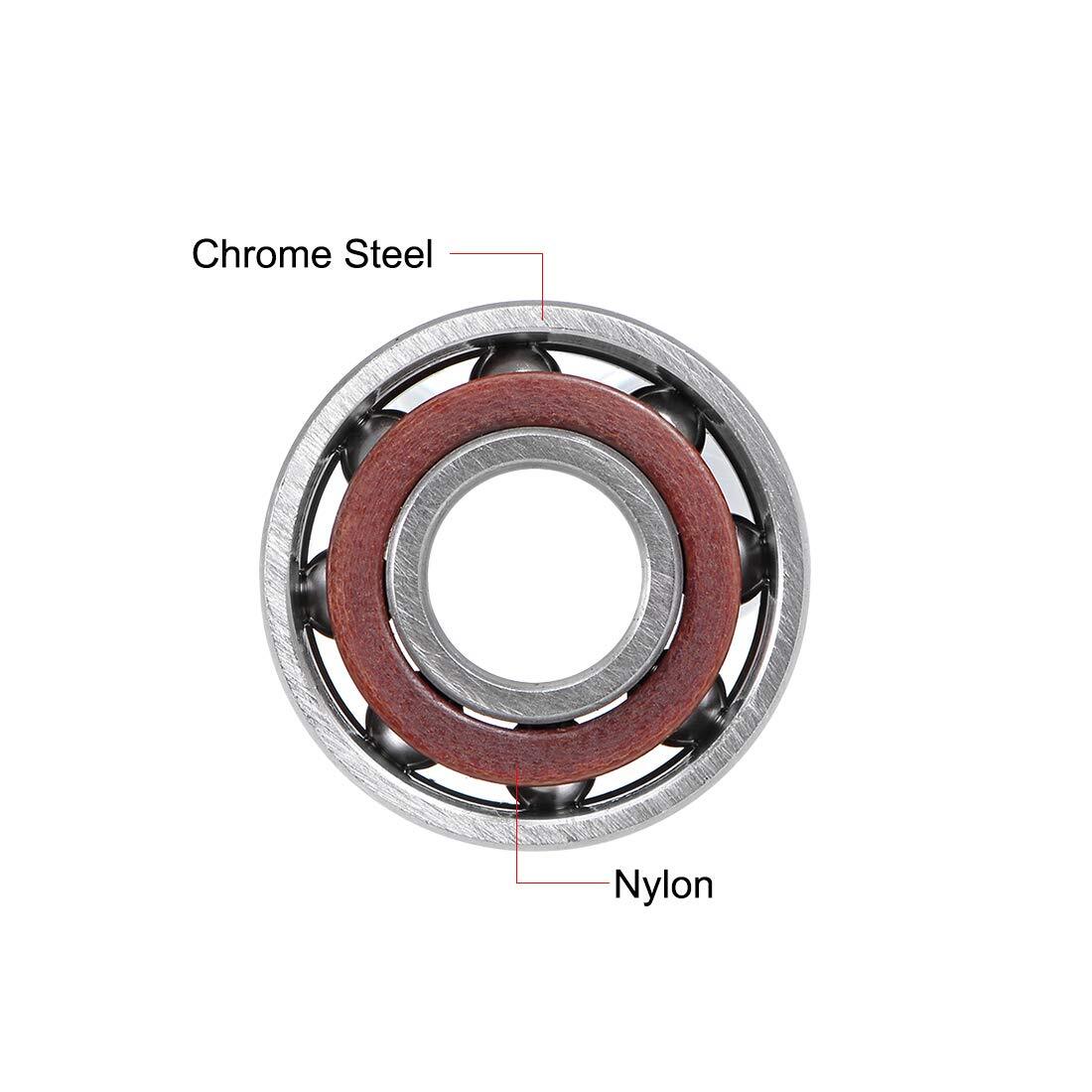 uxcell 7000AC Angular Ball Bearing 10x26x8mm Single Row Open 25° Angle 5pcs