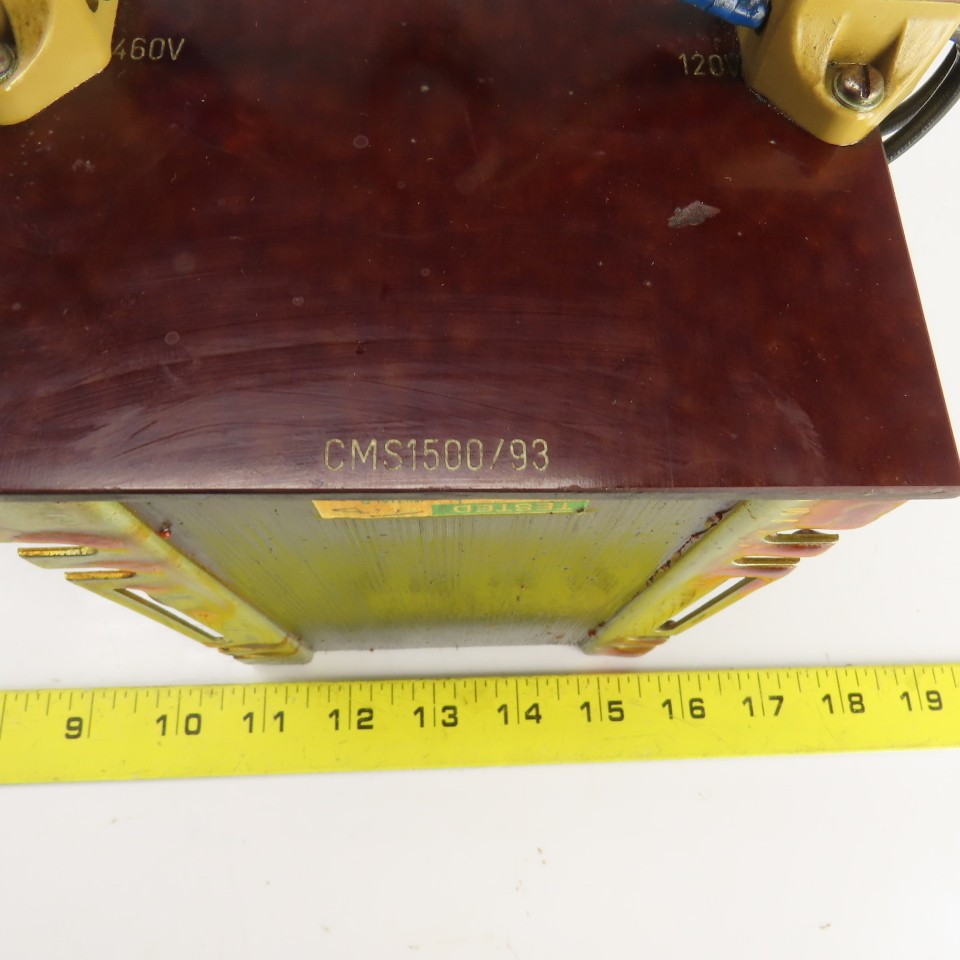 Bel Developments CMS1500/93 460V Primary 120V Secondary Transformer