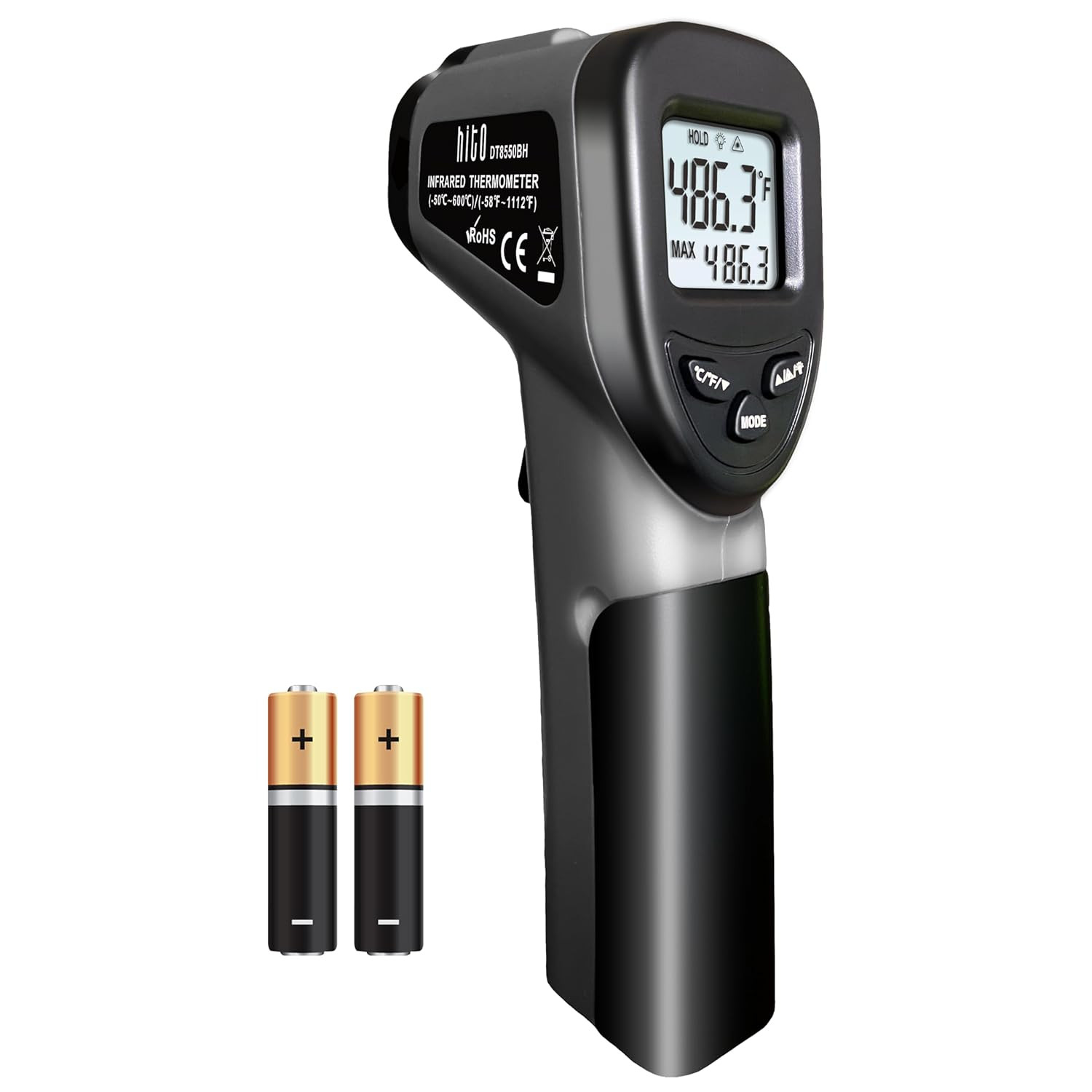 Infrared Thermometer Gun Laser Temperature Gun -58°F to 1112°F, Temp Gun for Piz
