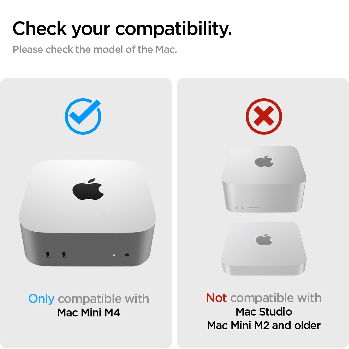 For Mac Mini M4 | Spigen Mac Mini Mount | LD205
