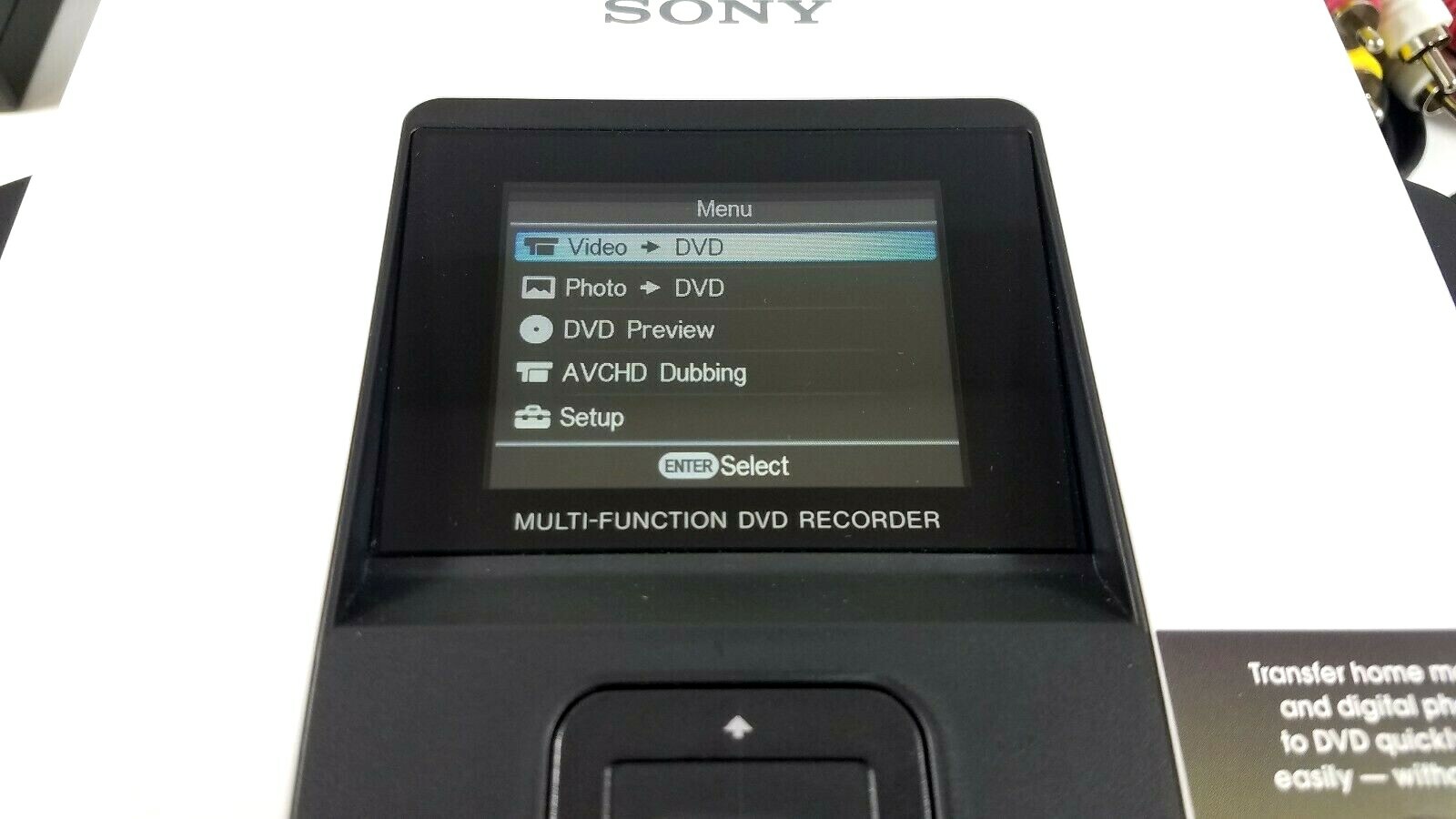 Sony DVD Recorder VRD-MC5 Multi-Function Bundle DVD-R Tested - Region Free✅