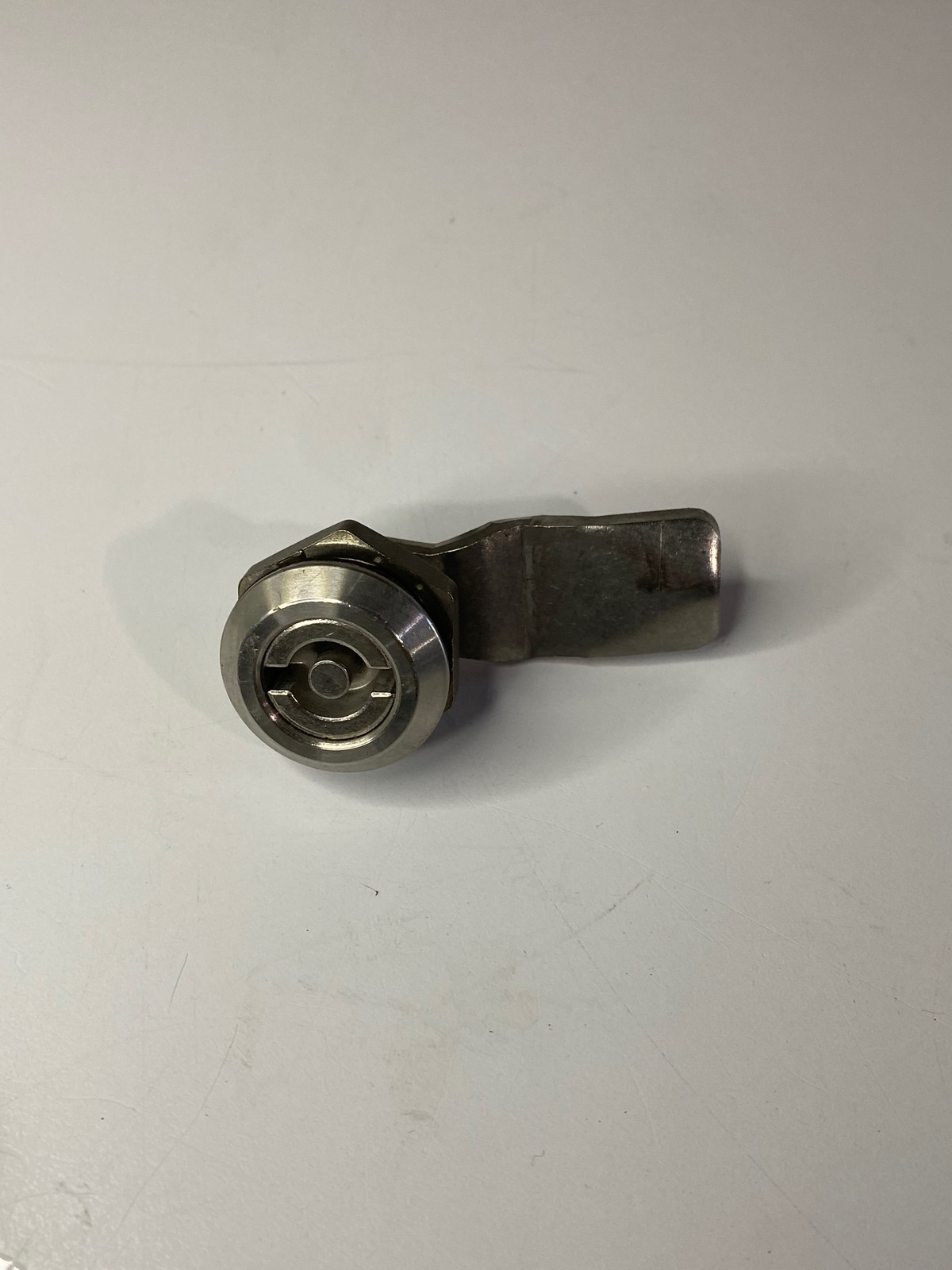 TWO (2) 20mm Stainless Steel Cabinet Cam Lock w/ Double-Bit Lock Insert (NEW)