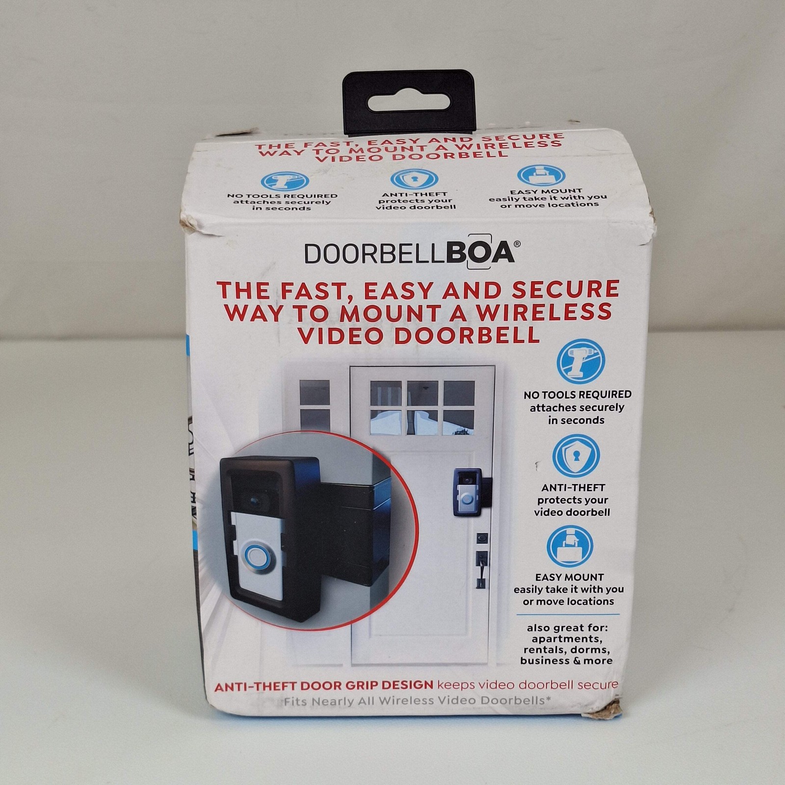 Doorbell Boa Anti-Theft Door Mount for Wireless Video Doorbells