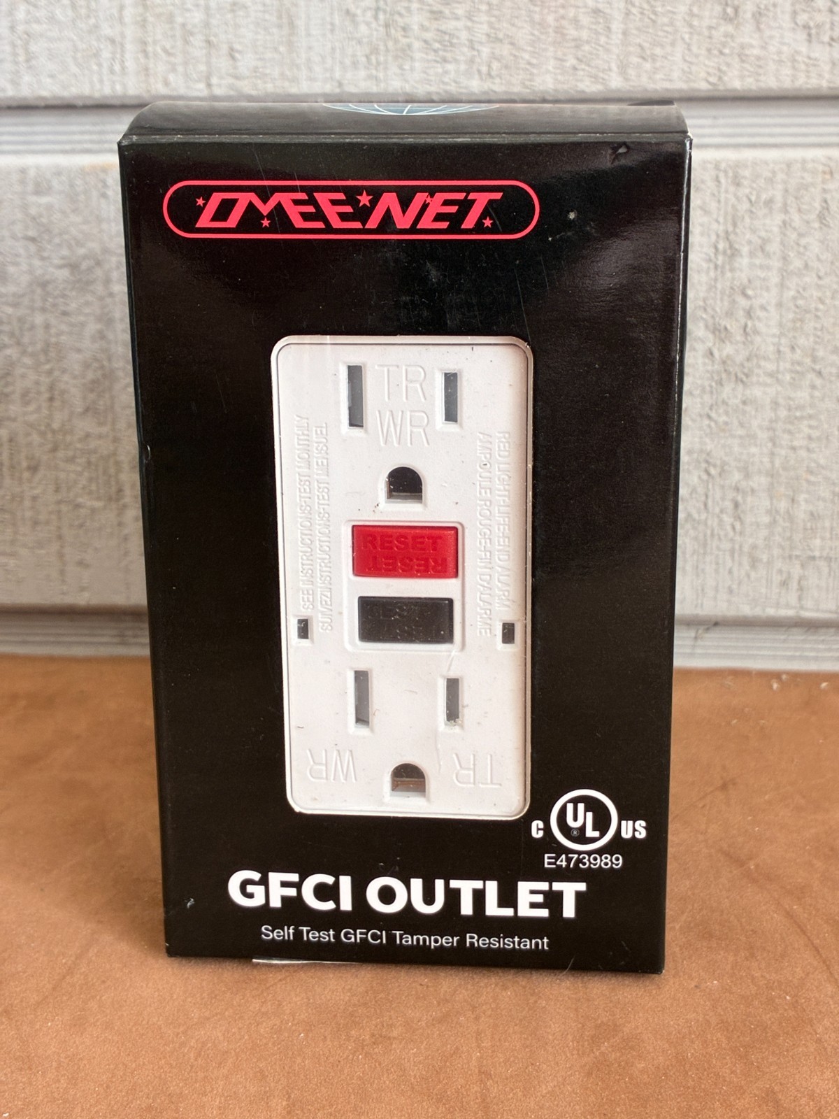 OMEE NET Self-Test 15 Amp GFCI Outlet Tamper Resistant ~ UL Listed ~ NEW in Box