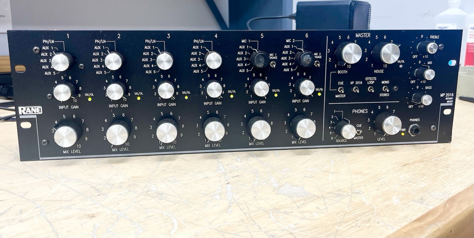 Rane MP2016 Bozak Style mixer + XP2016 processor + Power Adapters & Link Cable